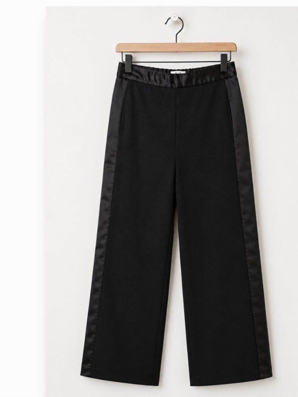 Zara Girls Side Satin Effect Stripe Pants‎ (Tuxedo Like) - Size 8 - New✨
